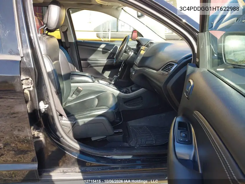 2017 DODGE JOURNEY VIN 3C4PDDGG1HT622988 — фото 5
