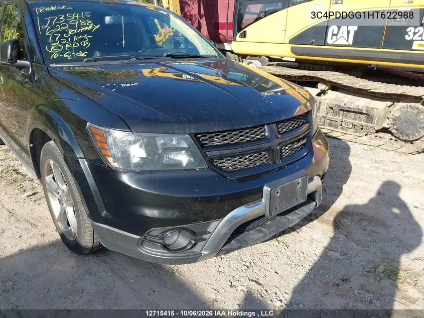 2017 DODGE JOURNEY VIN 3C4PDDGG1HT622988 — фото 6