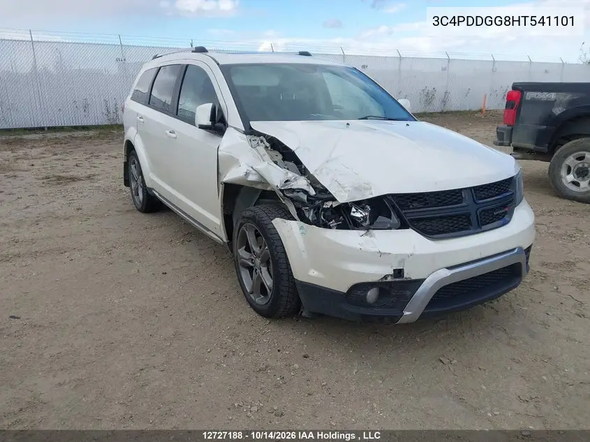 DODGE JOURNEY 2017, VIN 3C4PDDGG8HT541101