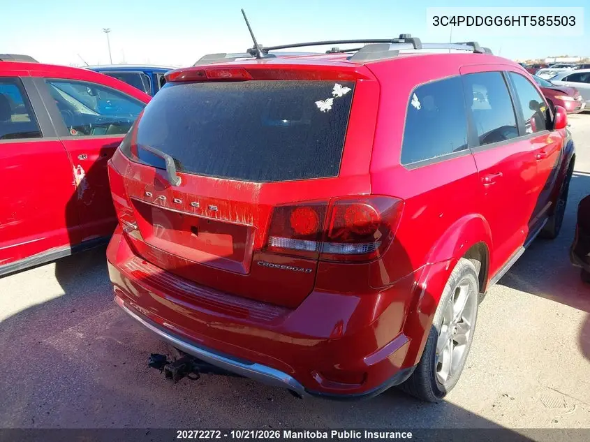 2017 DODGE JOURNEY VIN 3C4PDDGG6HT585503 — фото 4