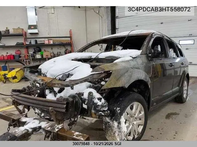 2017 DODGE JOURNEY VIN 3C4PDCAB3HT558072 — фото 3