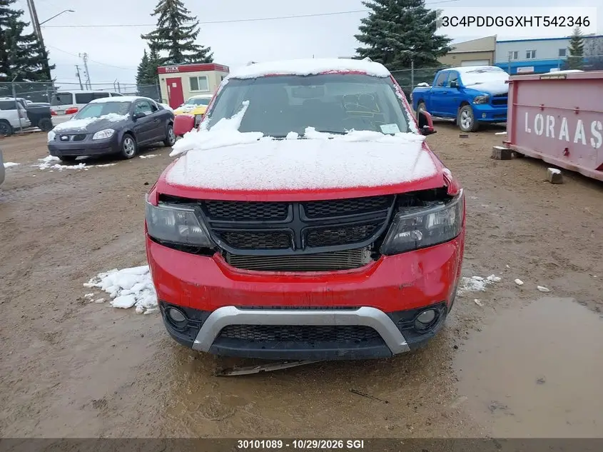 2017 DODGE JOURNEY VIN 3C4PDDGGXHT542346 — фото 12