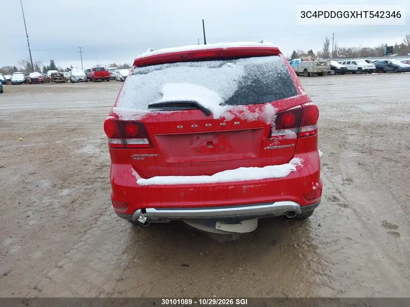 2017 DODGE JOURNEY VIN 3C4PDDGGXHT542346 — фото 16