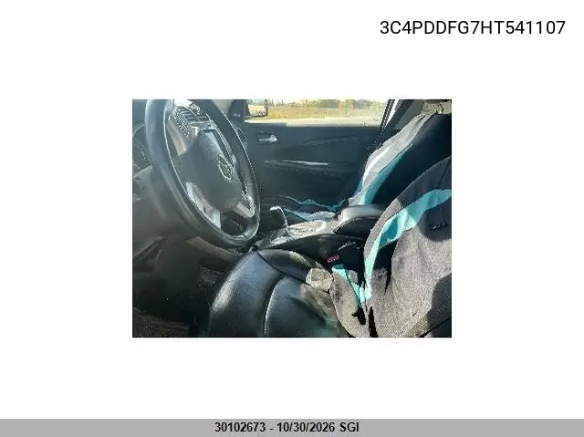 2017 DODGE JOURNEY VIN 3C4PDDFG7HT541107 — фото 5