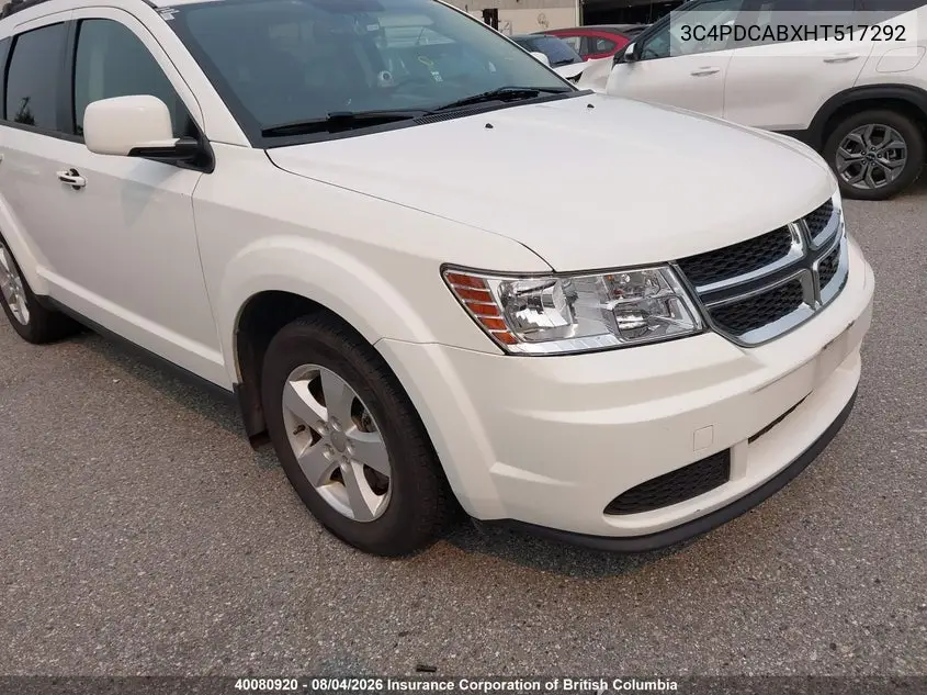 DODGE JOURNEY 2017, VIN 3C4PDCABXHT517292