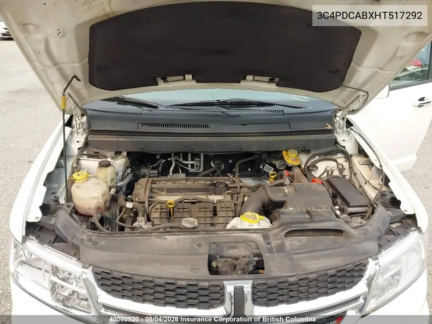 2017 DODGE JOURNEY VIN 3C4PDCABXHT517292 — фото 10