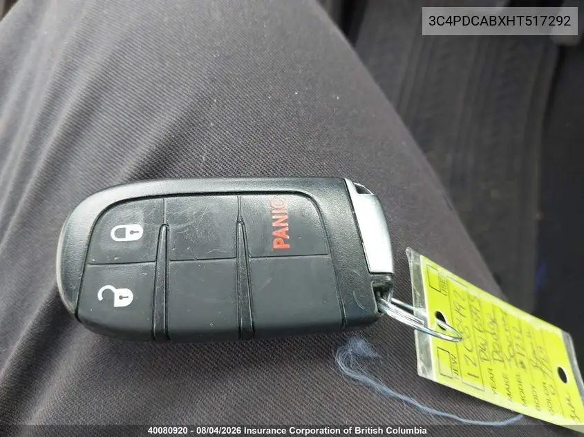 2017 DODGE JOURNEY VIN 3C4PDCABXHT517292 — фото 11