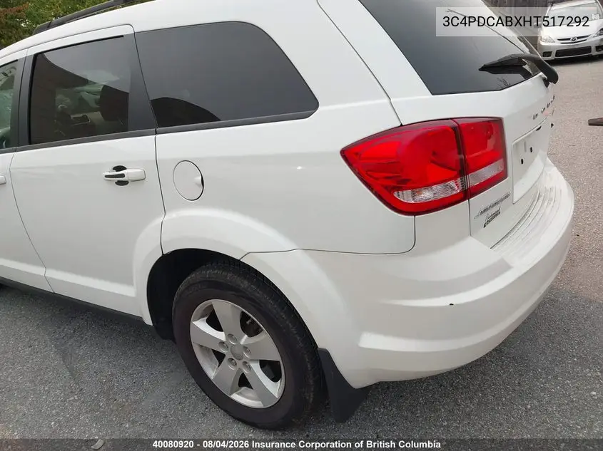 2017 DODGE JOURNEY VIN 3C4PDCABXHT517292 — фото 3