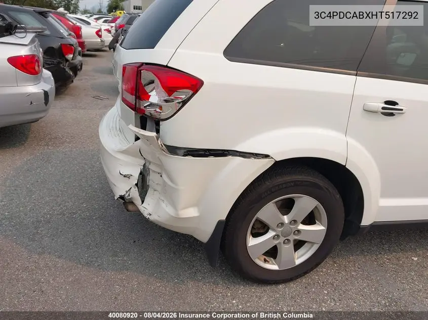 2017 DODGE JOURNEY VIN 3C4PDCABXHT517292 — фото 4