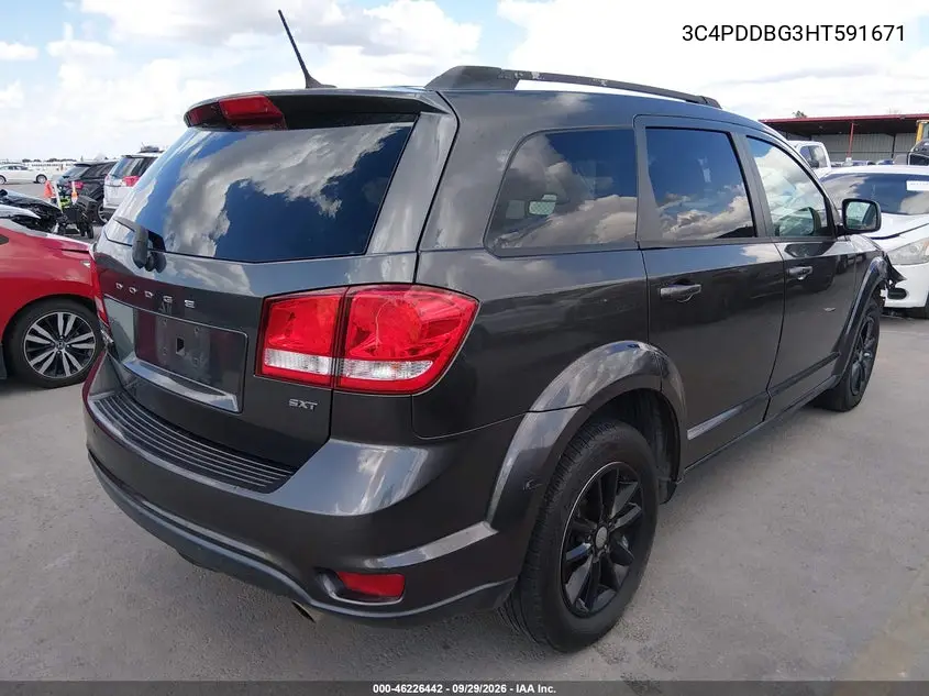 2017 DODGE JOURNEY VIN 3C4PDDBG3HT591671 — фото 4