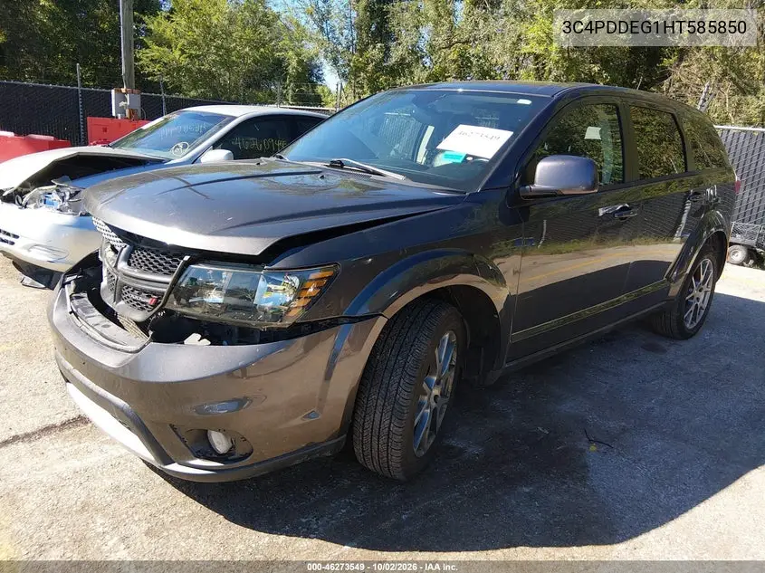2017 DODGE JOURNEY VIN 3C4PDDEG1HT585850 — фото 2
