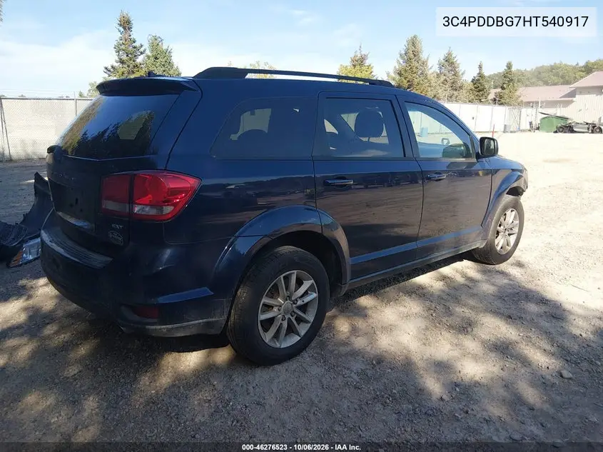 2017 DODGE JOURNEY VIN 3C4PDDBG7HT540917 — фото 4