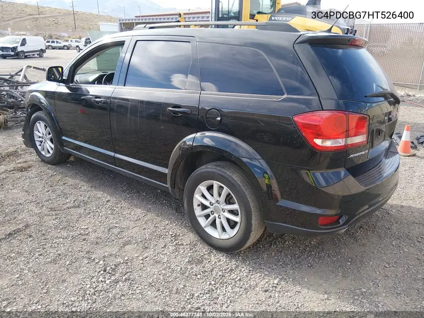 2017 DODGE JOURNEY VIN 3C4PDCBG7HT526400 — фото 3