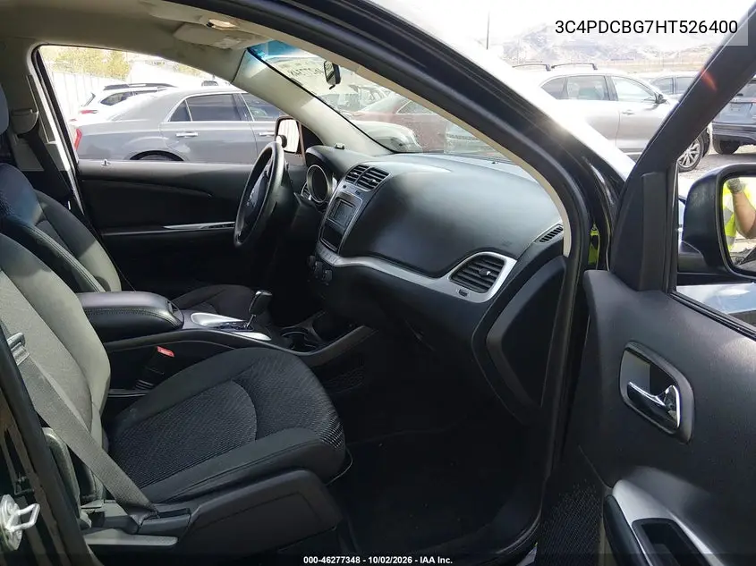 2017 DODGE JOURNEY VIN 3C4PDCBG7HT526400 — фото 5