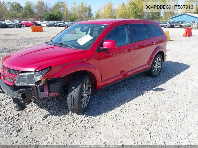 2017 DODGE JOURNEY VIN 3C4PDDEG9HT587913 — фото 2