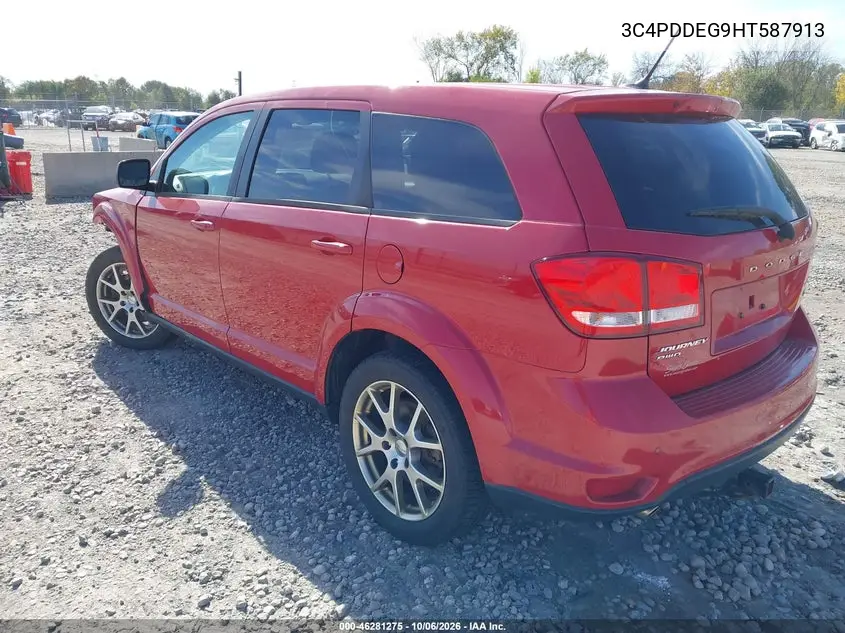2017 DODGE JOURNEY VIN 3C4PDDEG9HT587913 — фото 3