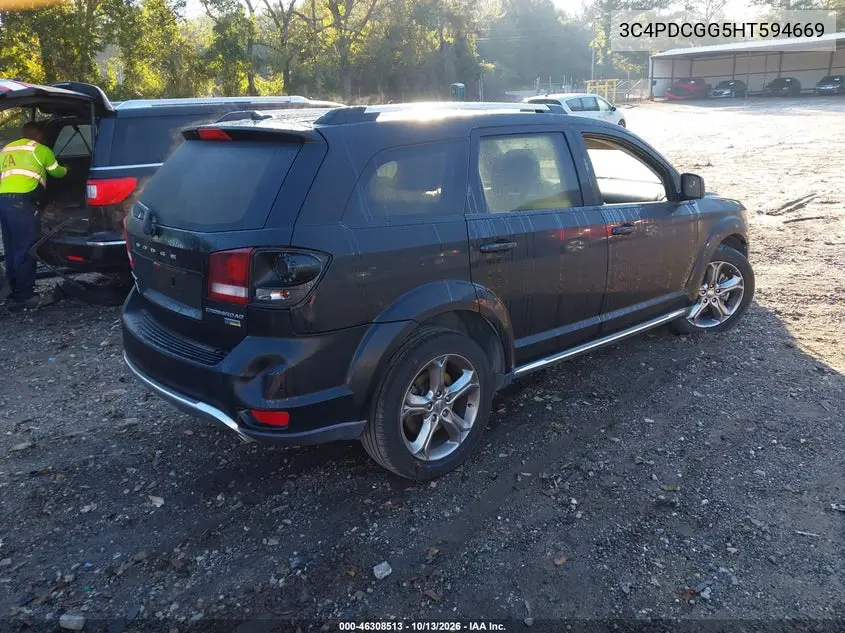 2017 DODGE JOURNEY VIN 3C4PDCGG5HT594669 — фото 4