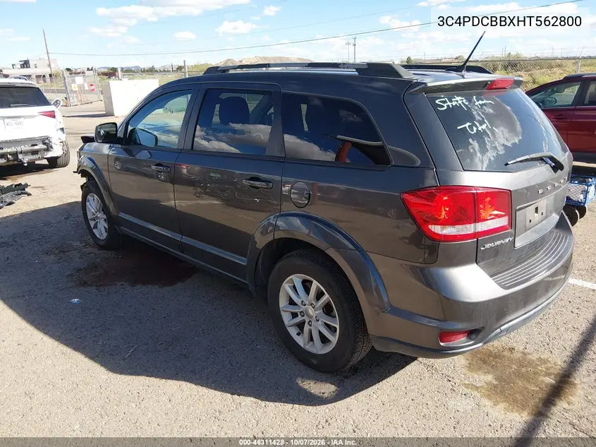 2017 DODGE JOURNEY VIN 3C4PDCBBXHT562800 — фото 3