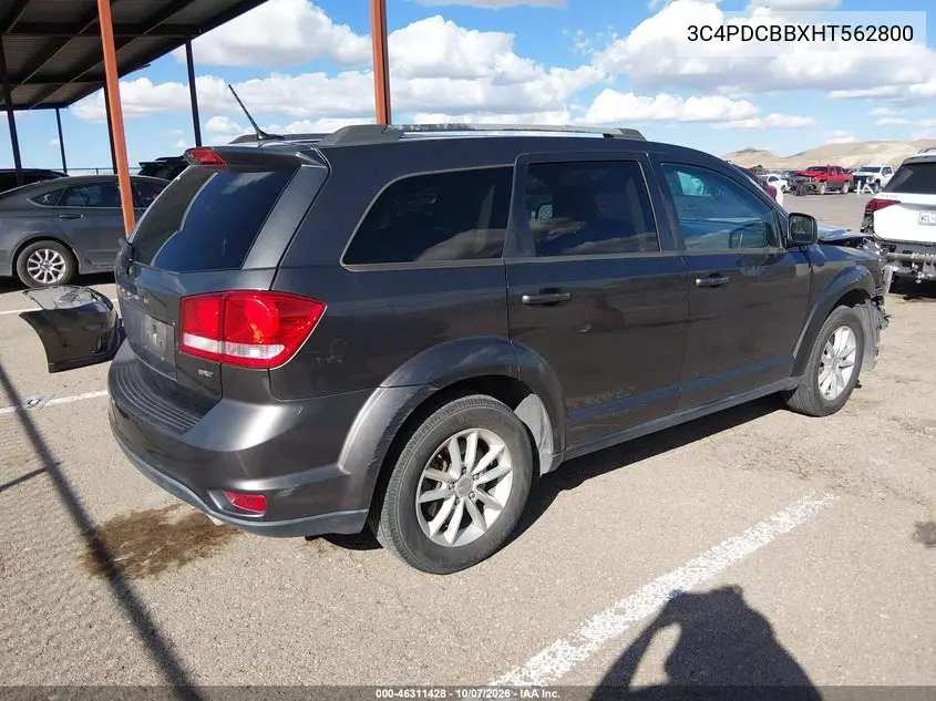 2017 DODGE JOURNEY VIN 3C4PDCBBXHT562800 — фото 4