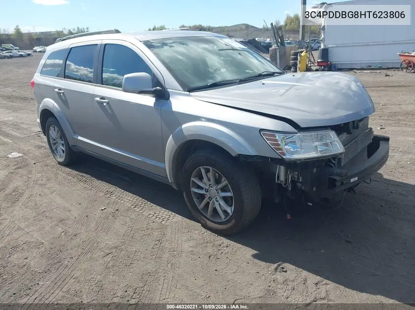 DODGE JOURNEY 2017, VIN 3C4PDDBG8HT623806