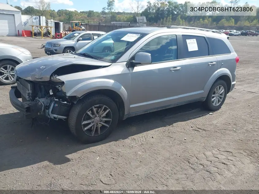 2017 DODGE JOURNEY VIN 3C4PDDBG8HT623806 — фото 2
