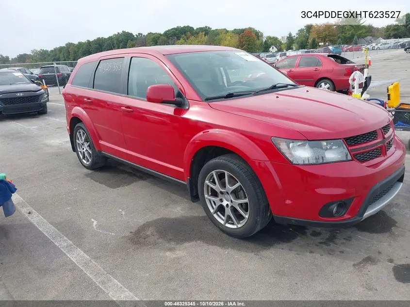 DODGE JOURNEY 2017, VIN 3C4PDDEGXHT623527