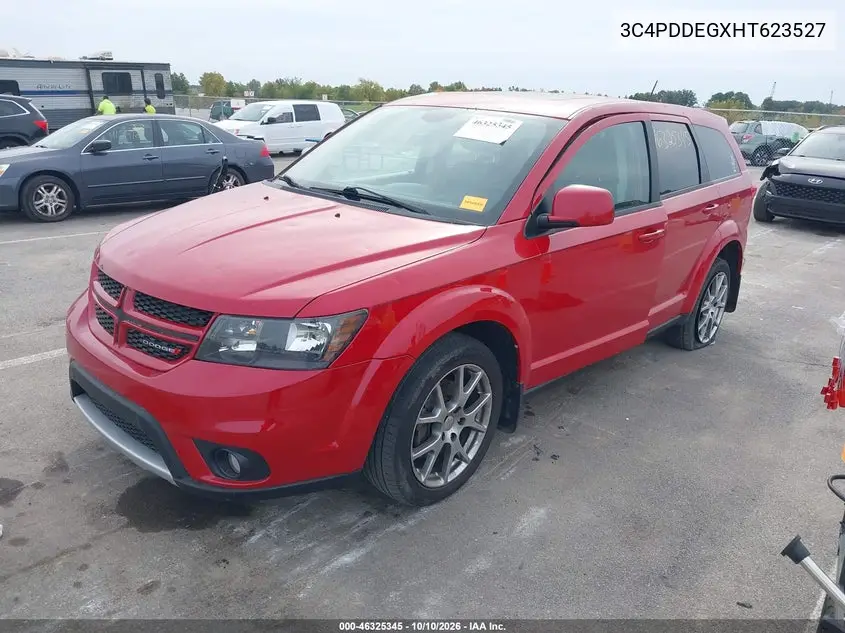 2017 DODGE JOURNEY VIN 3C4PDDEGXHT623527 — фото 2