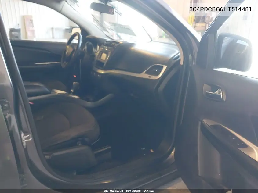 2017 DODGE JOURNEY VIN 3C4PDCBG6HT514481 — фото 5