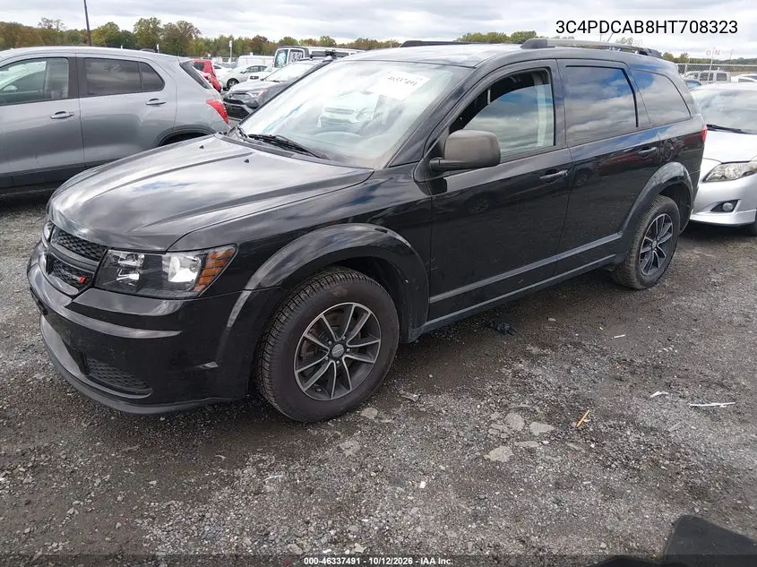 2017 DODGE JOURNEY VIN 3C4PDCAB8HT708323 — фото 2