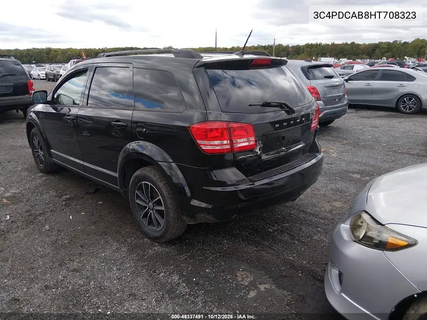 2017 DODGE JOURNEY VIN 3C4PDCAB8HT708323 — фото 3