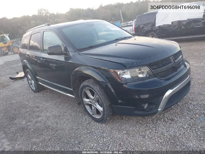 DODGE JOURNEY 2017, VIN 3C4PDDGG8HT696098