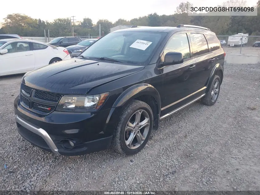 2017 DODGE JOURNEY VIN 3C4PDDGG8HT696098 — фото 2