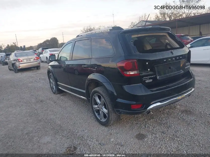 2017 DODGE JOURNEY VIN 3C4PDDGG8HT696098 — фото 3