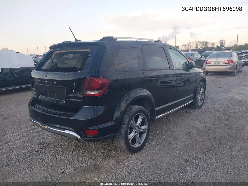 2017 DODGE JOURNEY VIN 3C4PDDGG8HT696098 — фото 4