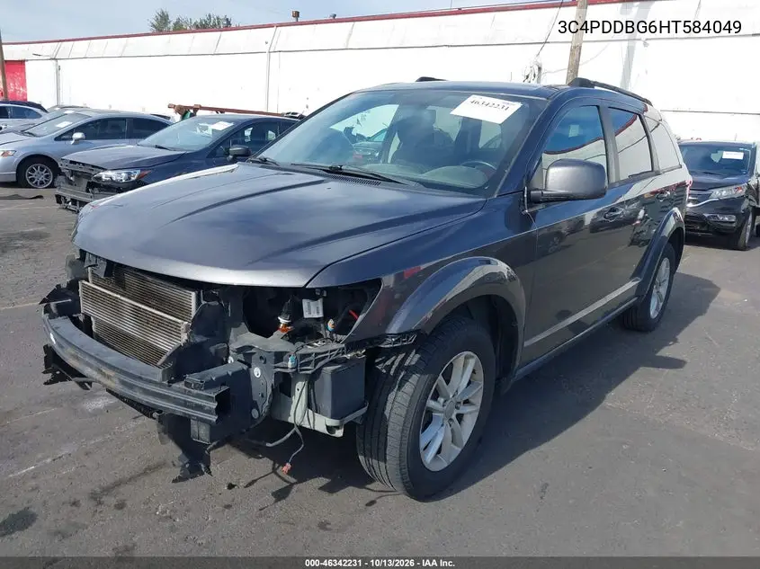 2017 DODGE JOURNEY VIN 3C4PDDBG6HT584049 — фото 2