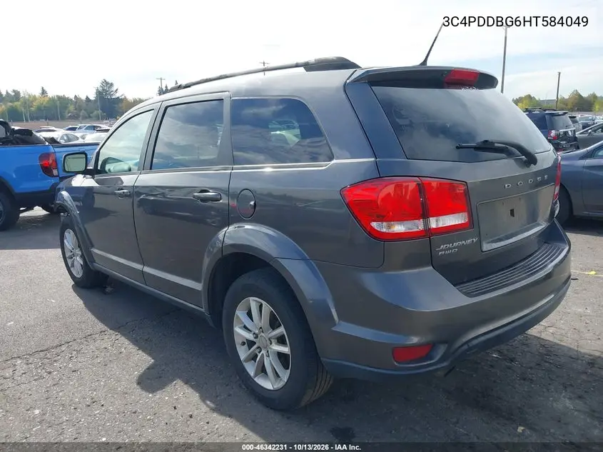 2017 DODGE JOURNEY VIN 3C4PDDBG6HT584049 — фото 3