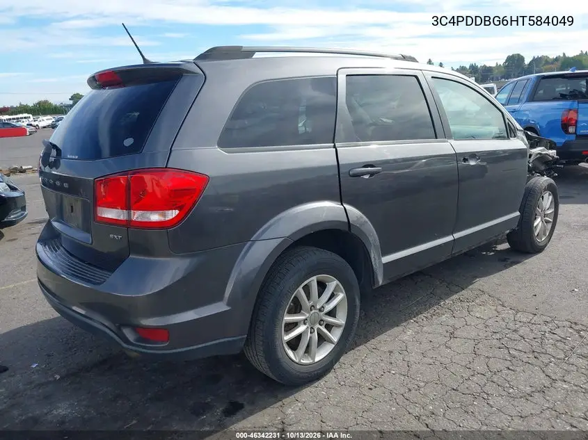 2017 DODGE JOURNEY VIN 3C4PDDBG6HT584049 — фото 4
