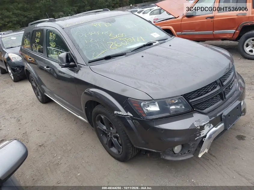 DODGE JOURNEY 2017, VIN 3C4PDCGG0HT536906