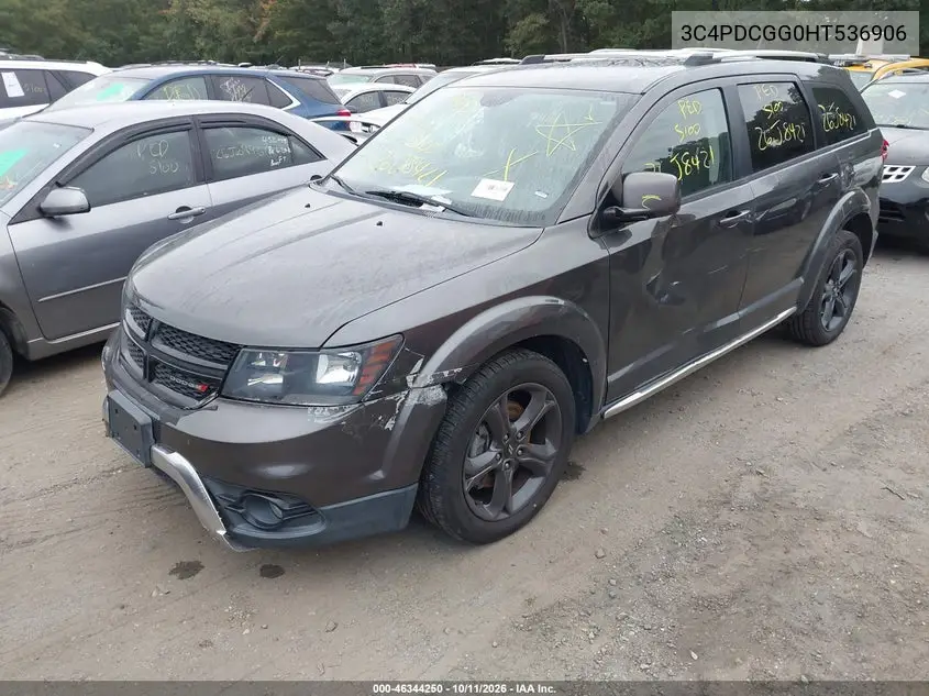 2017 DODGE JOURNEY VIN 3C4PDCGG0HT536906 — фото 2