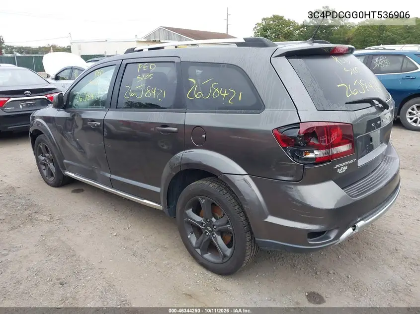 2017 DODGE JOURNEY VIN 3C4PDCGG0HT536906 — фото 3