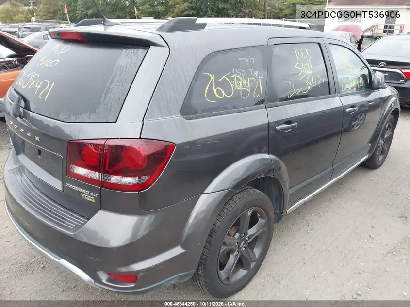 2017 DODGE JOURNEY VIN 3C4PDCGG0HT536906 — фото 4
