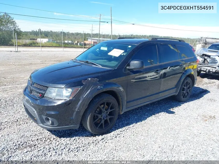 2017 DODGE JOURNEY VIN 3C4PDCEGXHT554591 — фото 2