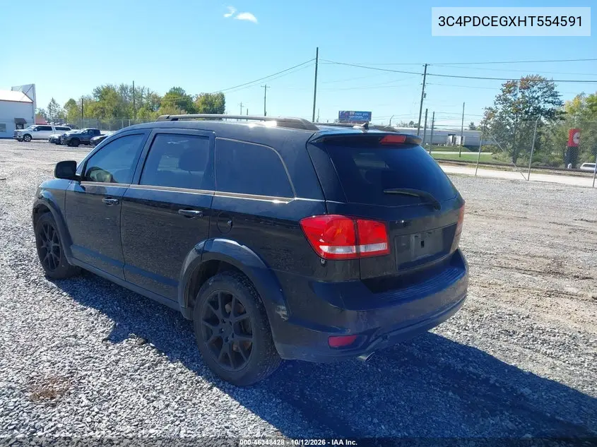 2017 DODGE JOURNEY VIN 3C4PDCEGXHT554591 — фото 3
