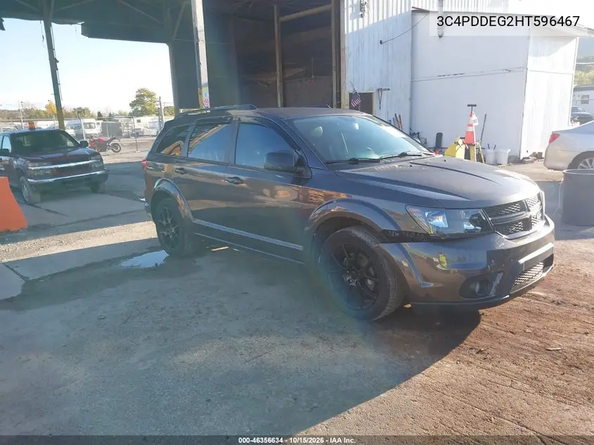 DODGE JOURNEY 2017, VIN 3C4PDDEG2HT596467