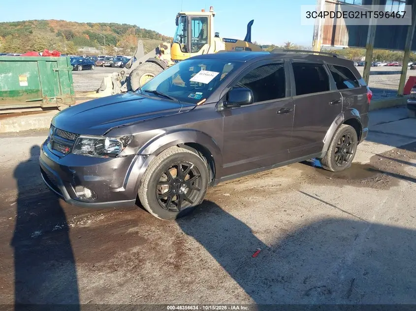 2017 DODGE JOURNEY VIN 3C4PDDEG2HT596467 — фото 2