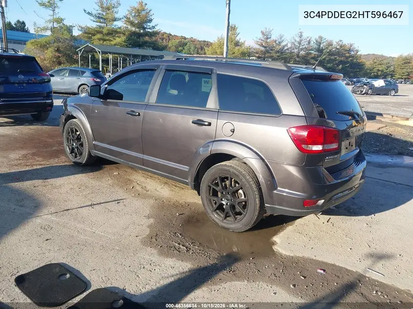2017 DODGE JOURNEY VIN 3C4PDDEG2HT596467 — фото 3