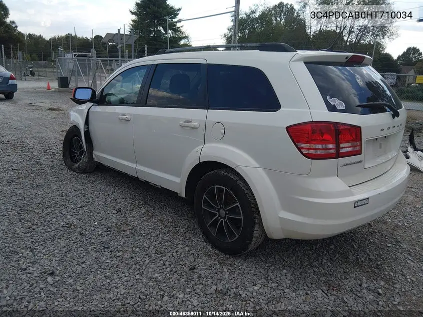 2017 DODGE JOURNEY VIN 3C4PDCAB0HT710034 — фото 3