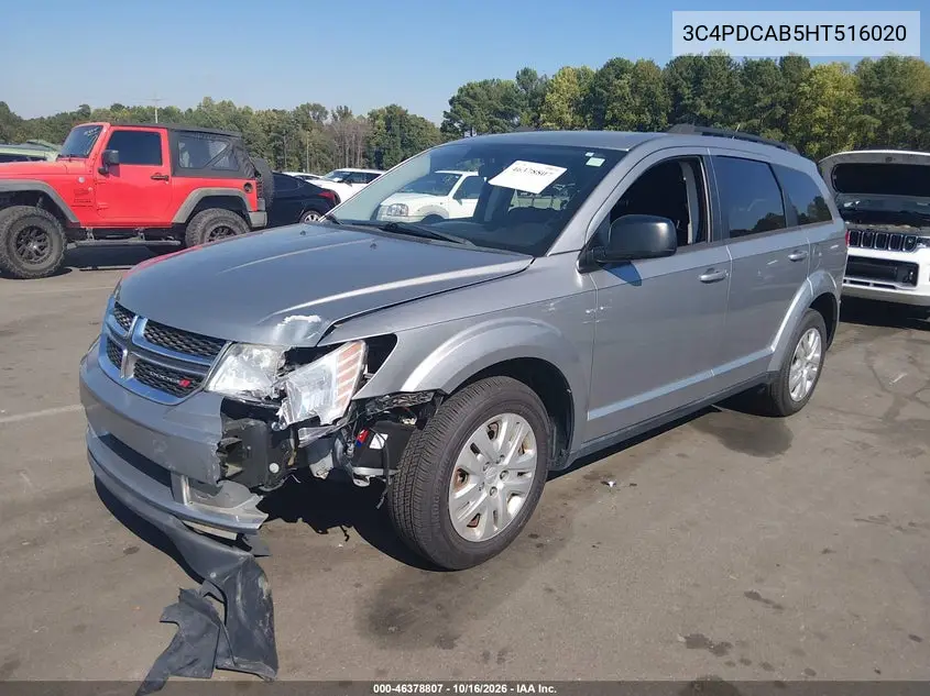 2017 DODGE JOURNEY VIN 3C4PDCAB5HT516020 — фото 2