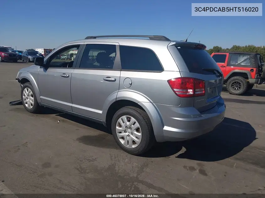 2017 DODGE JOURNEY VIN 3C4PDCAB5HT516020 — фото 3