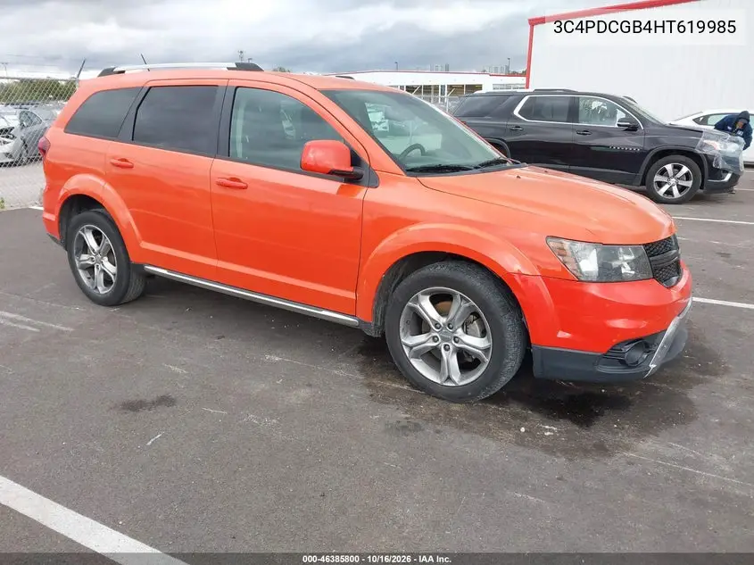 DODGE JOURNEY 2017, VIN 3C4PDCGB4HT619985